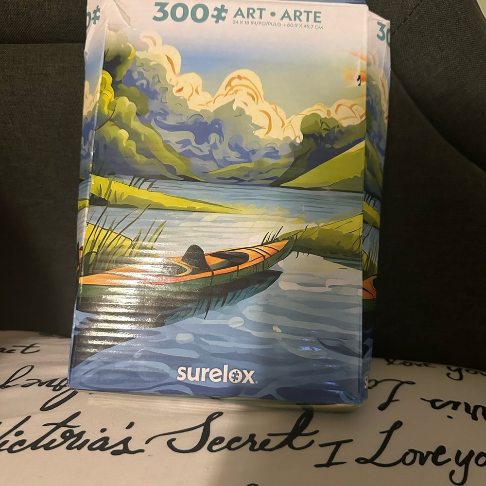 Scenic Art Puzzle - Blue and Green